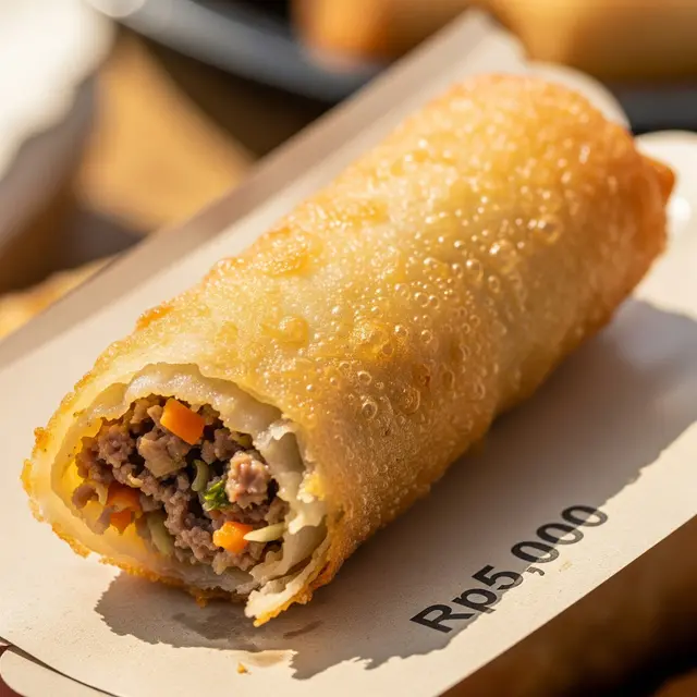 Ide Jualan Lumpia Beef Rp5 Ribuan (AI)