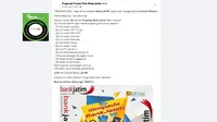 Penelusuran klaim pendaftaran gebyar undian berhadiah Simpeda Bank Jatim