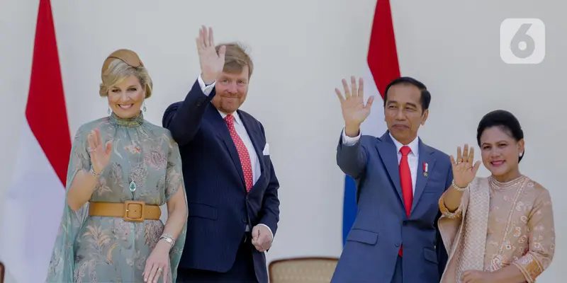 Jokowi Terima Kunjungan Raja dan Ratu Belanda