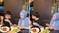 Kompak Banget, Intip Momen Rafly Aziz dengan Mulan Jameela saat Makan Bersama yang Jarang Tersorot