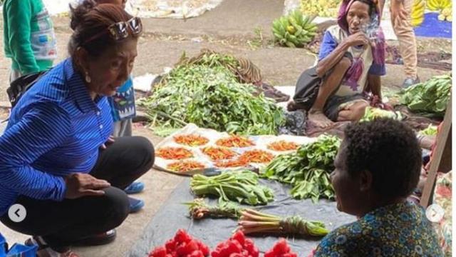 Susi Pudjiastuti di Papua