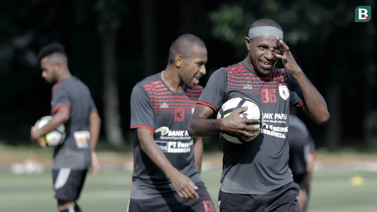 Liga 1 2018: Latihan Persipura Jayapura