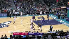 Berita video game recap NBA 2017-2018 antara Toronto Raptors melawan Charlotte Hornets dengan skor 123-103.