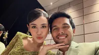 Aaliyah Massaid Kondangan Bersama Thariq Halilintar, Tampil Anggun Pakai Kebaya Olive