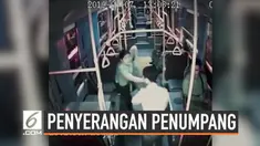 Aksi penyerangan yang dilakukan sopir bus kepada penumpangnya di Thailand. Sopir bus tidak suka diperingatkan penumpang karena memainkan ponsel saat mengemudi.