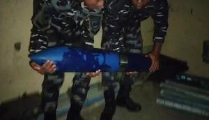 Temuan benda menyerupai rudal di perairan Kepulauan Tanakeke, Kabupaten Takalar, Sulawesi Selatan. (Dok. Istimewa)