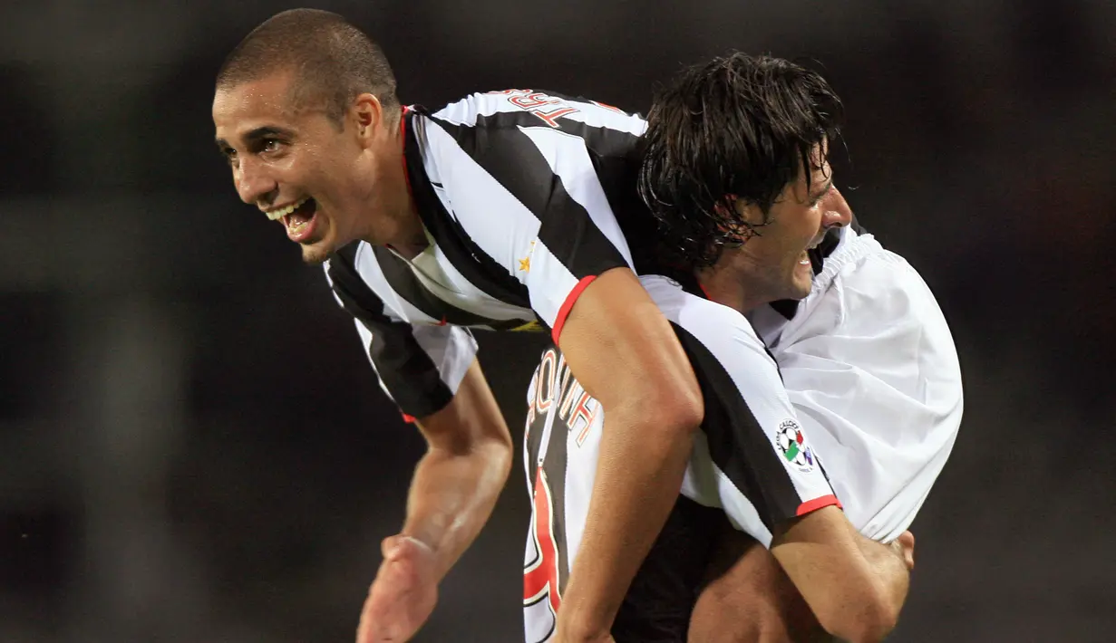 David Trezeguet yang pensiun pada Januari 2015 bersama klub asal India, Pune City tercatat pernah membela Juventus selama 10 musim mulai 2000/2001 hingga 2009/2010. Pada pekan perdana Liga Italia musim 2007/2008 ia mampu mencetak hattrick saat Juventus menang 5-1 atas tamunya Livorno (25/8/2007). (AFP/Giuseppe Cacace)
