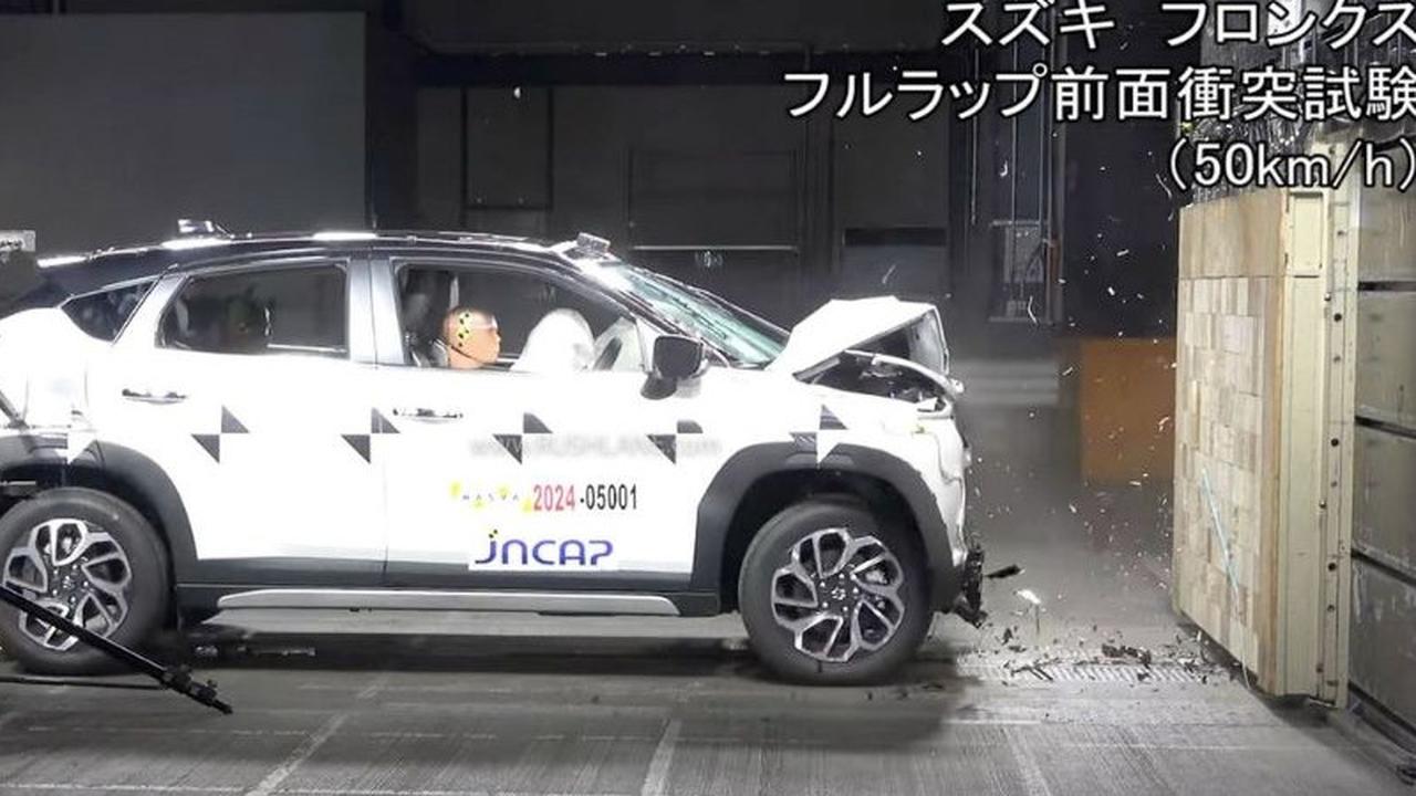 Maruti Fronx Uji Tabrak di Jepang, Bentuknya Jadi Begini