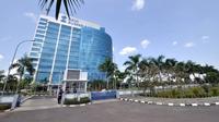 Kantor Bank Sumsel Babel di Jakabaring Palembang Sumsel (Liputan6.com / Nefri Inge)