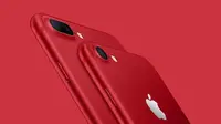 iPhone 7 dan 7 Plus varian warna merah. (Foto: The Verge)