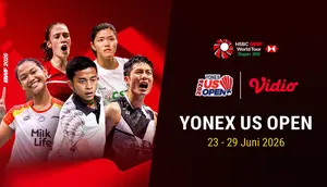 Yonex US Open 2026: Persaingan Para Pemain Muda! BWF Live Hanya di Vidio