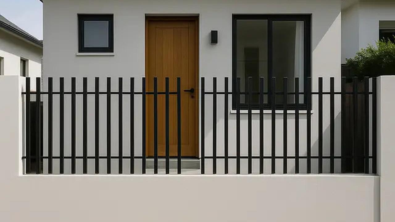 7 Model Pagar Besi Setengah Tembok Minimalis Terbaru, Berikan Rasa Aman Terlindungi