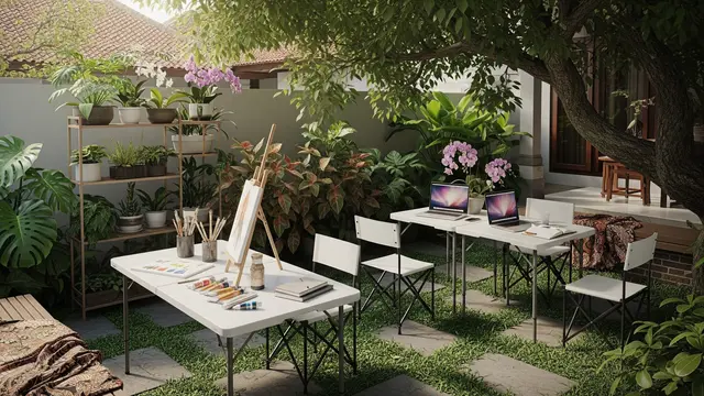 Desain Sudut Belakang Rumah untuk Aktivitas Harian Keluarga