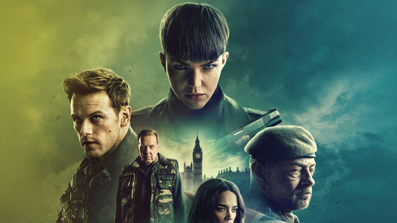 Poster film SAS: Red Notice. (Foto: Dok. Silver Reel/ Sky Cinema)