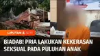 Rumah orang tua terduga pelaku kekerasan seksual dirusak warga, hingga rata dengan tanah. Pelaku mengaku korbannya berjumlah 40 anak, rata-rata berusia sekolah dasar.