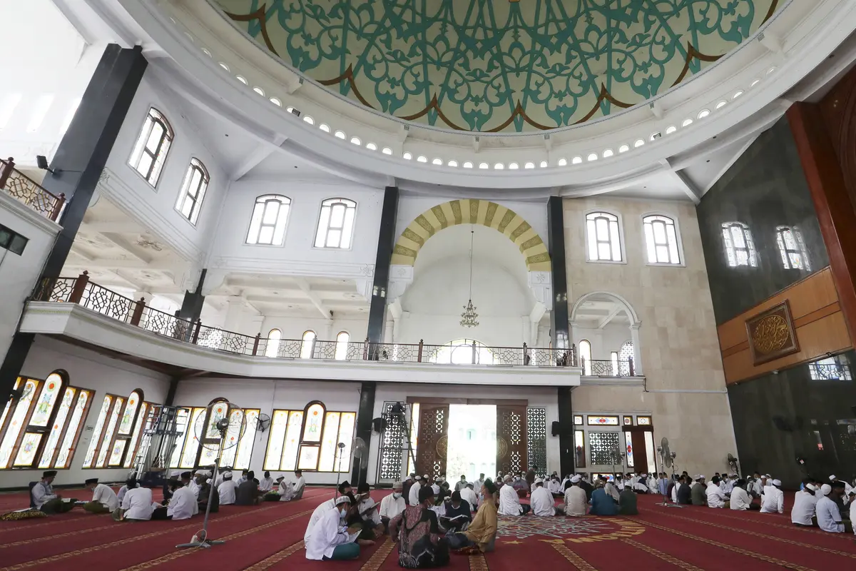 FOTO: Mengisi Bulan Suci Ramadhan dengan Membaca Alquran