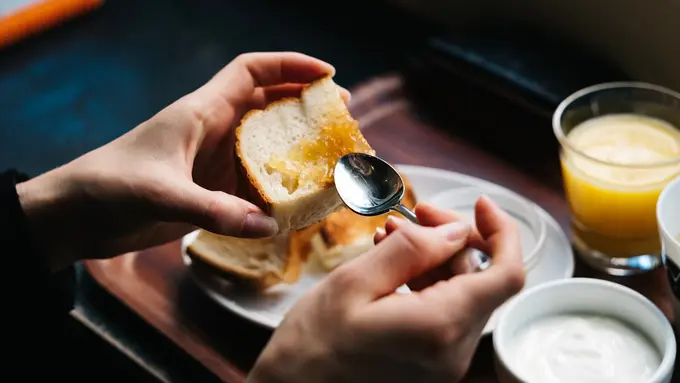 Ilustrasi sarapan, makan pagi