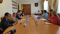 Duta Besar RI untuk Ukraina, Yuddy Chrisnandi menyambangi Provinsi Odesa. (Istimewa)