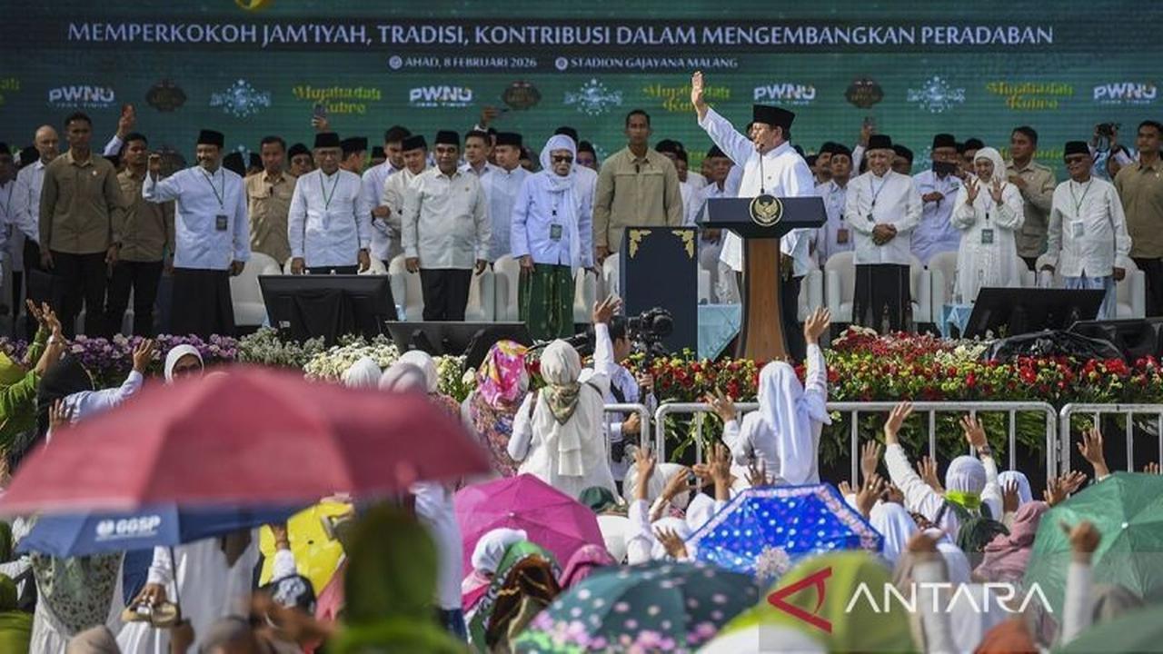 Prabowo Apresiasi Tinggi Peran NU Jaga Perdamaian dan Stabilitas Bangsa