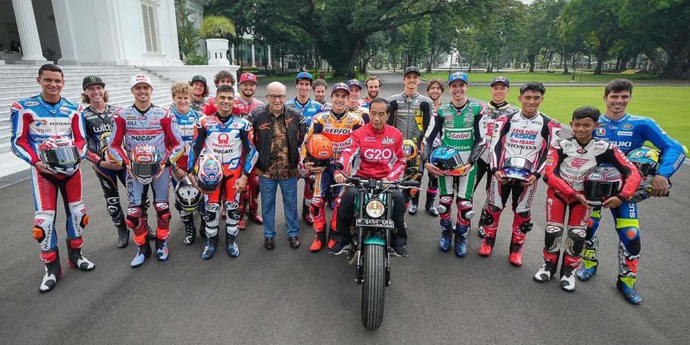 Jokowi dan Pembalap MotoGP di Istana Negara (MotoGP)