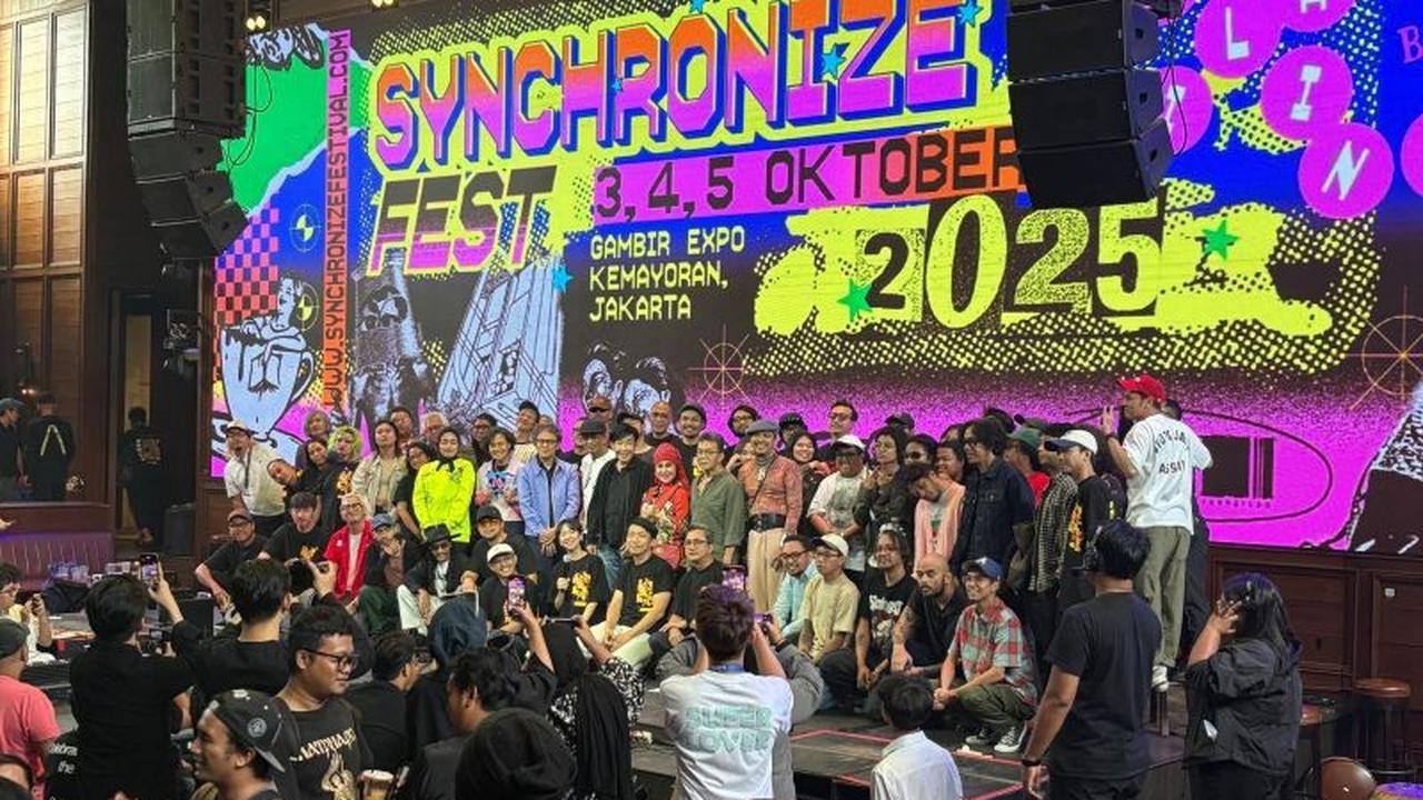 Synchronize Fest 2025 Gaet 144 Musisi Lintas Generasi, Siap #SalingSilang di Panggung Musik Indonesia!