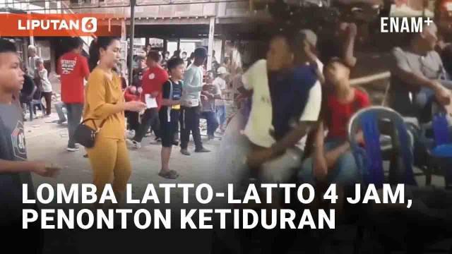 Media sosial belakangan diramaikan video lomba latto-latto di Soppeng, Sulawesi Selatan. Peserta menggoyangkan dua bola hingga saling bertumbukan. Bahkan lomba dua peserta memakan waktu lebih dari 4,5 jam hingga membuat penonton dan panitia tertidur.
