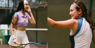Anya Geraldine dan Luna Maya belakangan sama-sama menggiati olahraga tennis. Bahkan tak jarang keduanya main bareng yang memperlihatkan kemahiran keduanya bermain tennis [@anyageraldine]
