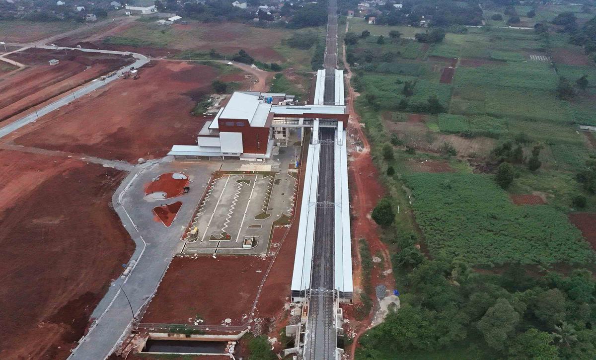 FOTO: Stasiun Jatake Hampir Rampung,  Siap Layani Warga BSD dan Sekitarnya