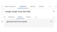 Terjemahan Google Translate Nyeleneh. (Sumber: Brilio.net)