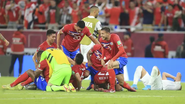 Foto: Aksi Joel Campbell Bawa Kosta Rika Raih Tiket Terakhir ke Piala Dunia 2022 Qatar