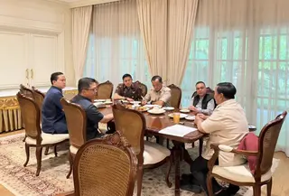 Prabowo Bertemu Sugiono hingga Dasco di Rumah Dinas (Instagram @sekretariat.kabinet)