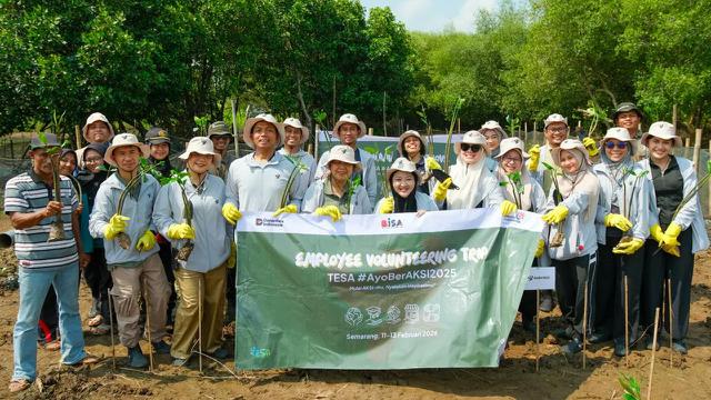 Program Ayo Beraksi, Langkah Nyata Telkom Galakkan Penanaman Mangrove di Pesisir Semarang