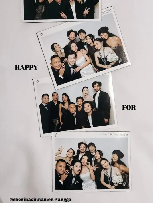 Tampak juga Anggun C. Sasmi yang tampil dengan one shoulder dress bling-bling dan headpiece dramatis. [@hagaipakan].