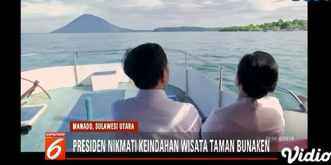 Momen Jokowi Saksikan Keindahan Alam di Taman Nasional Bunaken