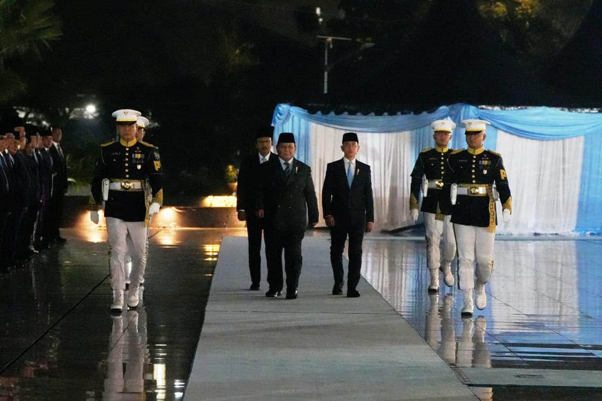 Presiden Prabowo Pimpin Upacara Ziarah dan Renungan Suci HUT RI ke-80