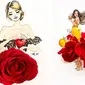 Gambar Rok Diganti Mawar Merah, 6 Karya Lukisan Ini Menakjubkan (sumber: Instagram/moomooi)