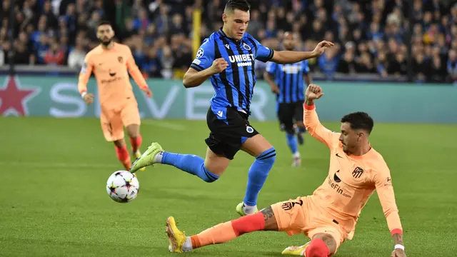 Liga Champions Club Brugge vs Atletico Madrid