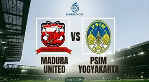 Ilustrasi Madura United Vs PSIM, BRI Super League. (Bola.com/AI)