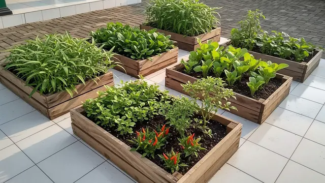 ide kebun di mushola kecil tanpa modal besar
