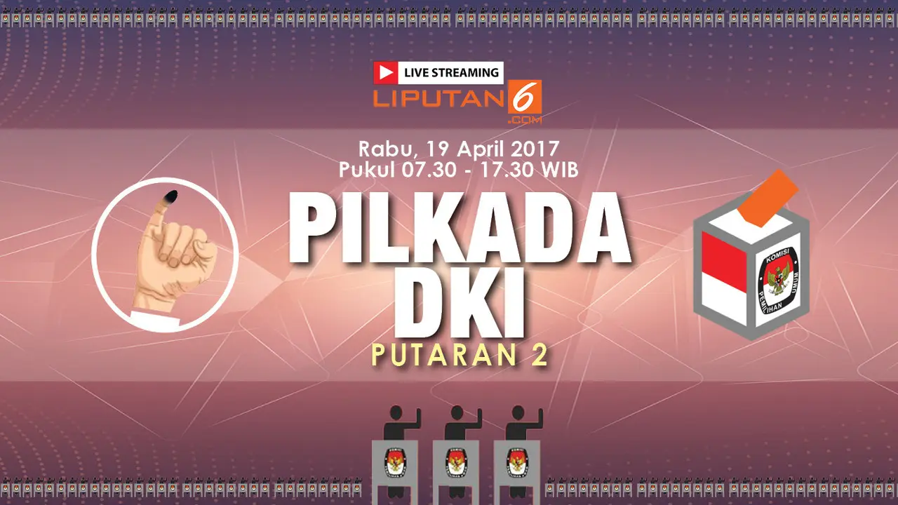Live Streaming Quick Count Pilkada DKI 2017 Putaran 2. (Liputan6.com/Triyasni)