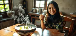 resep bubur kacang ijo ©Ilustrasi dibuat AI