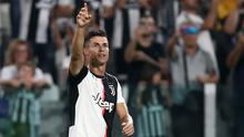 4. Cristiano Ronaldo (Juventus) - Ronaldo merupakan top skorer sepanjang masa di Liga Champions. Ronaldo juga memenangkan Sepatu Emas Liga Champions dalam tujuh kesempatan, termasuk enam kali berturut-turut antara 2013 dan 2018. (AFP/Isabella Bonotto)