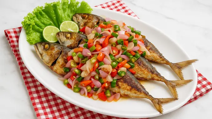 Resep Ikan Kembung Sambal Matah untuk Lauk Makan Siang