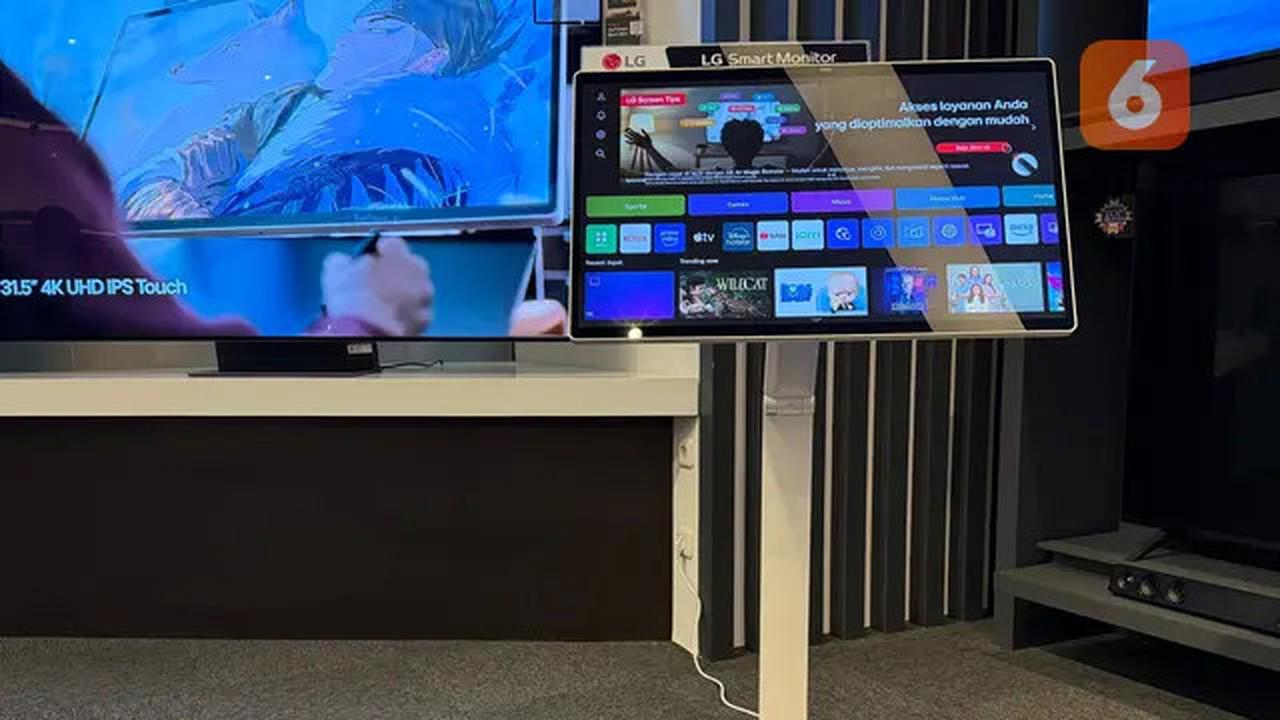 Tak Sekadar Pintar, LG Smart Monitor Swing Juga Fleksibel: Bisa Mode Portrait hingga Swivel