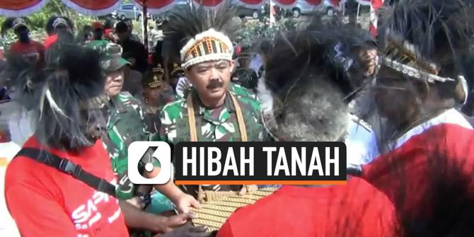 VIDEO: Bangun Markas, TNI Dapat Hibah Tanah dari Suku Kamoro