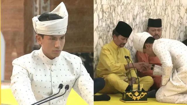 Deretan potret Pangeran Abdul Mateen dari Brunai Darussalam menikah