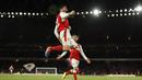Gol Tunggal pemain Arsenal, Olivier Giroud mengantarkan timnya meraih poin penuh pada laga Premier League Boxing Day melawan West Bromwich di Emirates Stadium, (26/12/2016). (Action Images via Reuters/John Sibley)