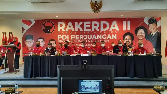 Benahi Kepengurusan, PDI Perjuangan Sumsel Targetkan 1 Juta Suara di Pemilu 2024