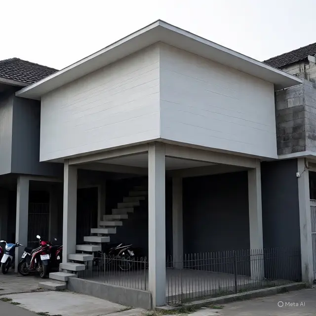 Desain Rumah Sederhana Panggung Anti Banjir