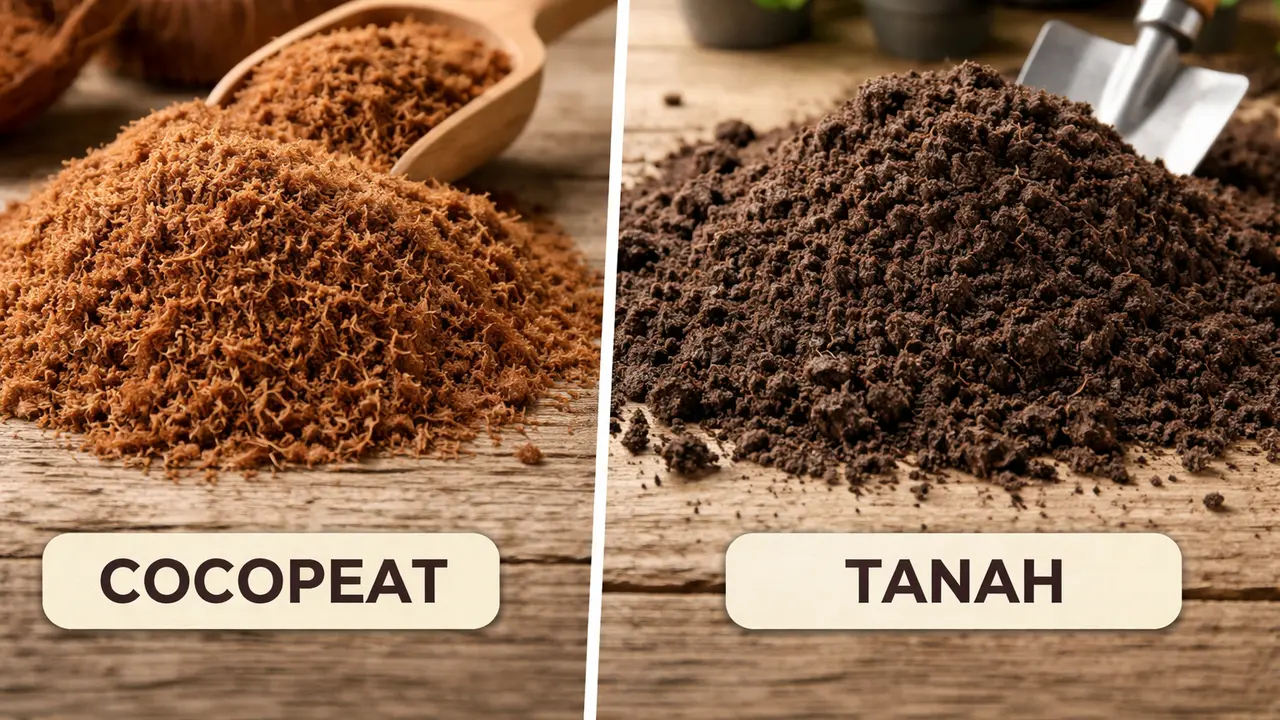 cocopeat vs tanah